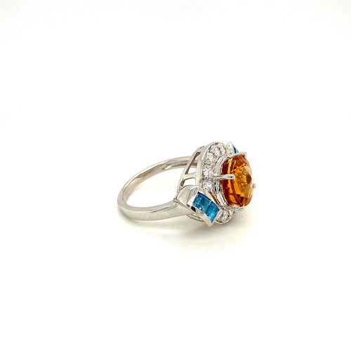Citrine Ring in .925 Sterling Silver KSR - 15093