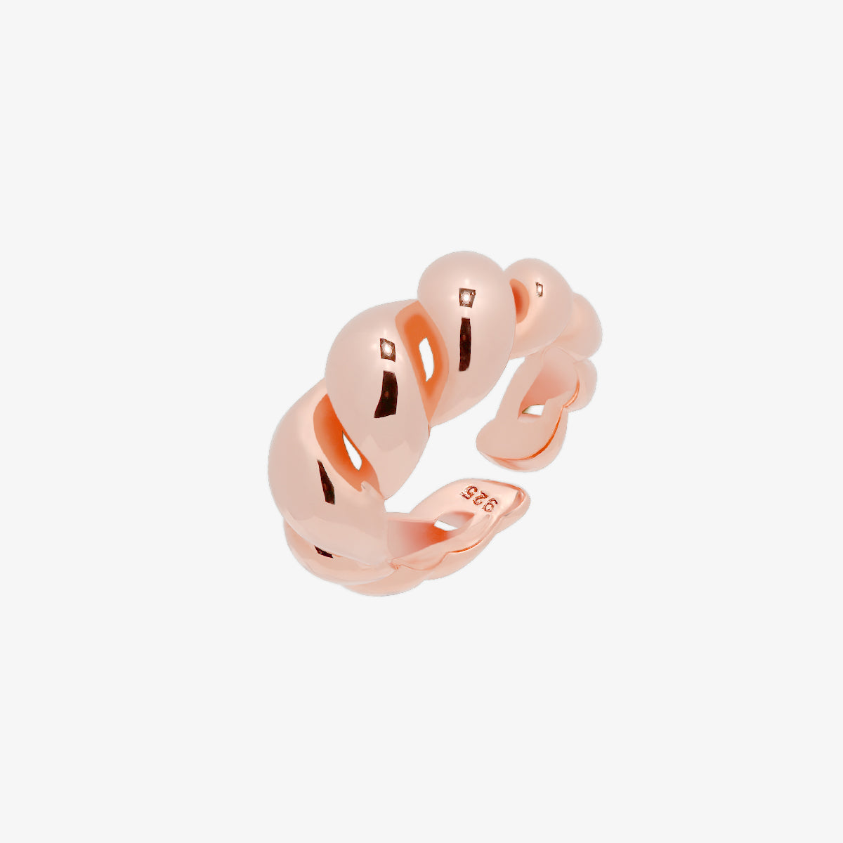 Chunky Screw-Shaped Ring